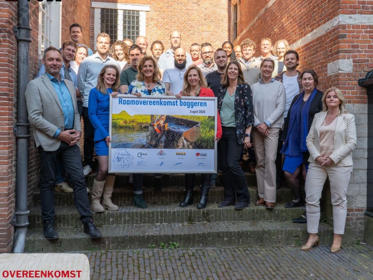 Handtekening gezet onder de raamovereenkomst!