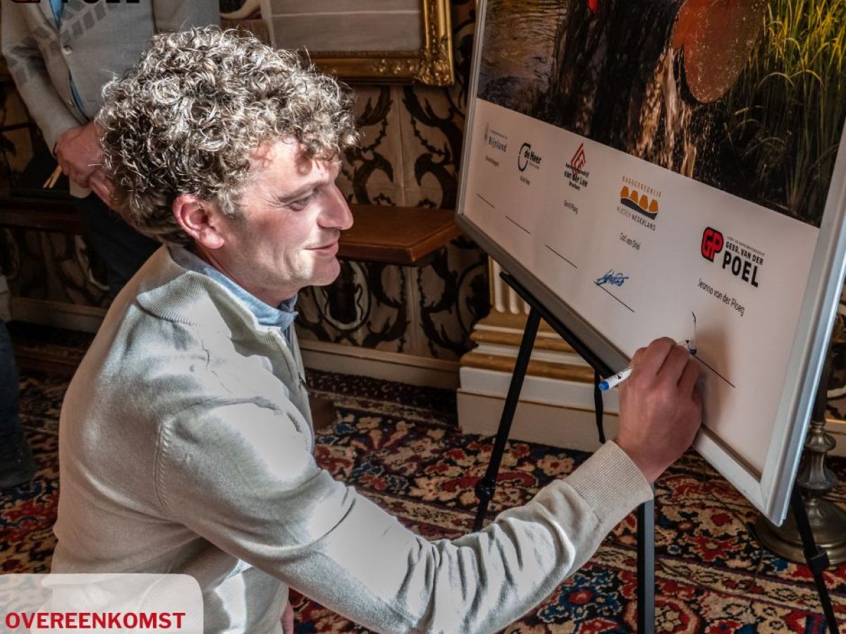 Handtekening gezet onder de raamovereenkomst!
