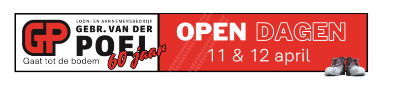 Gebr. v.d. Poel Open dagen 11 en 12 april